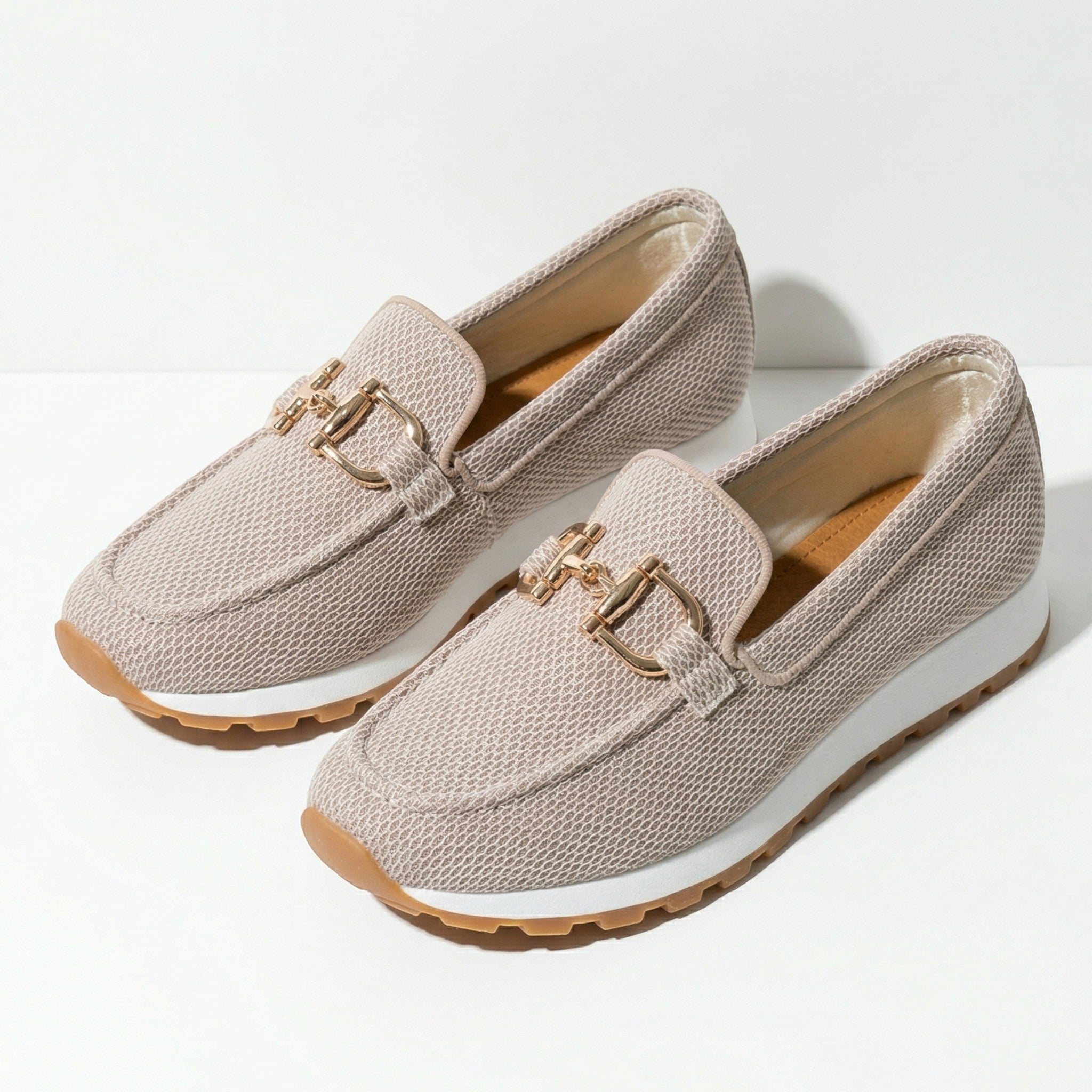Sophie - Women's Orthopedic Loafers - Sneakers - Beige - Parker&Brooks