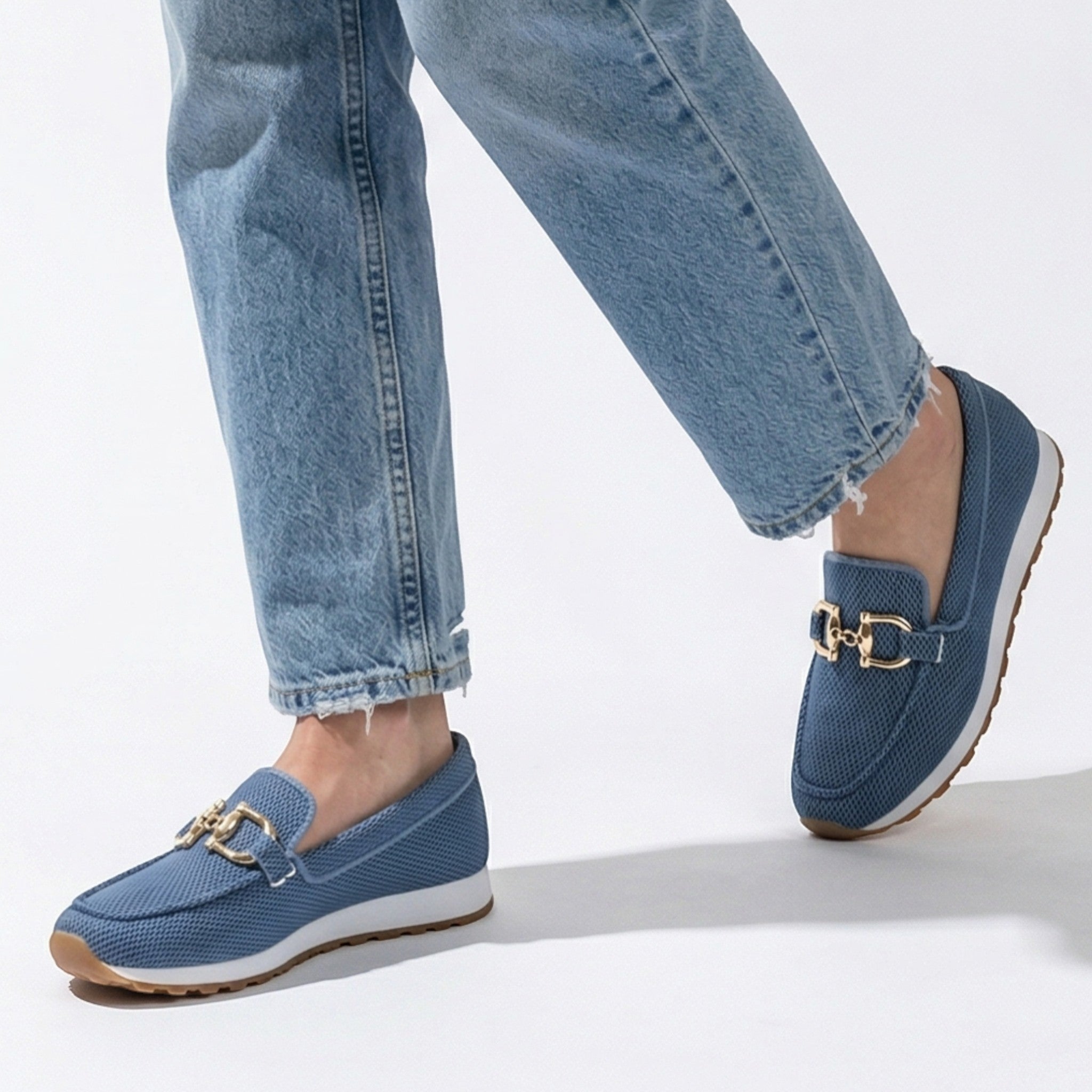 Sophie - Women's Orthopedic Loafers - Sneakers - Blue - Parker&Brooks
