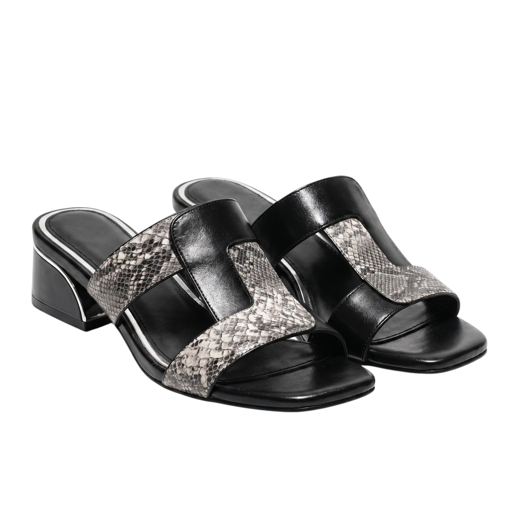 Sophie - Women's Strap Sandals - Sandals - Black - Parker&Brooks