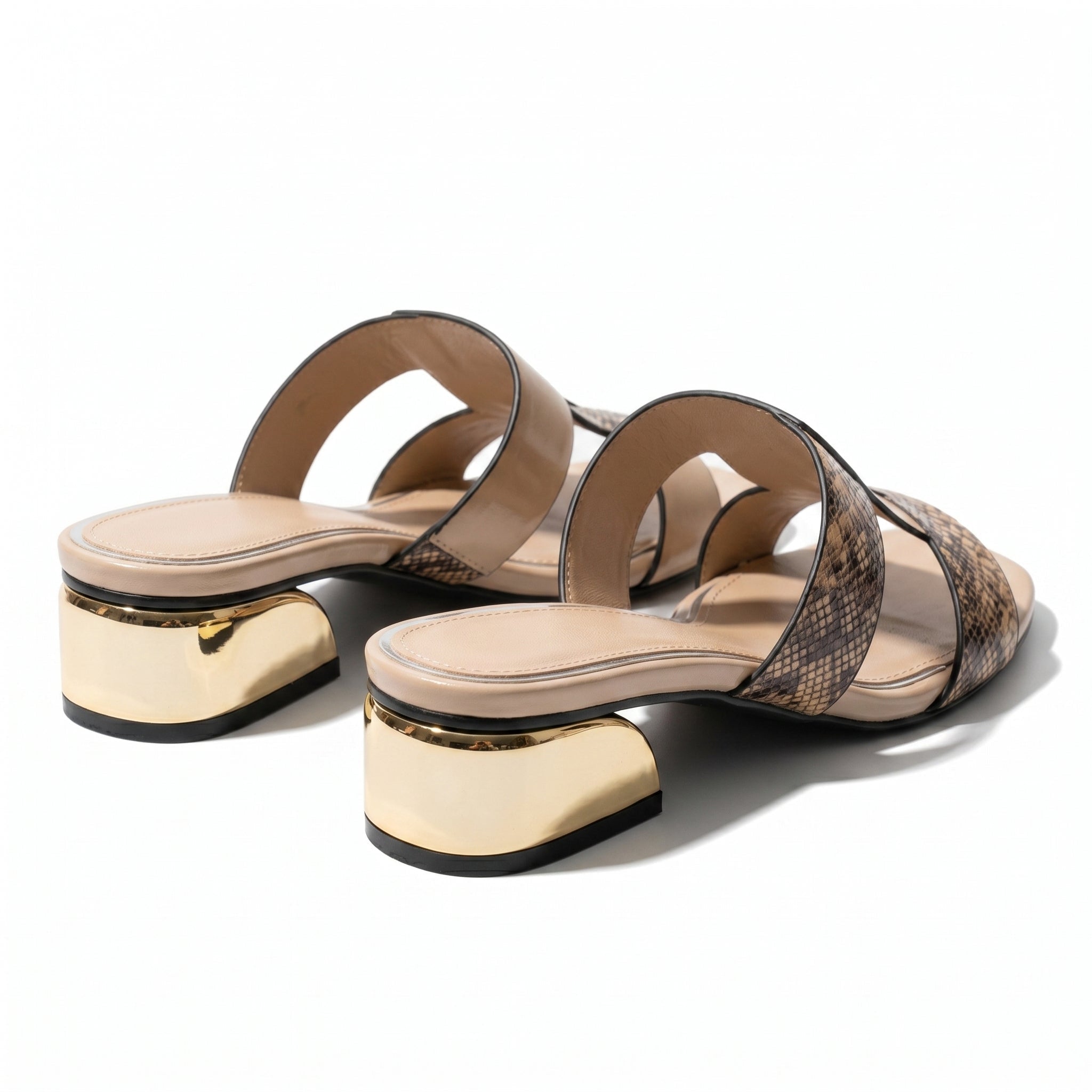 Sophie - Women's Strap Sandals - Sandals - Beige - Parker&Brooks