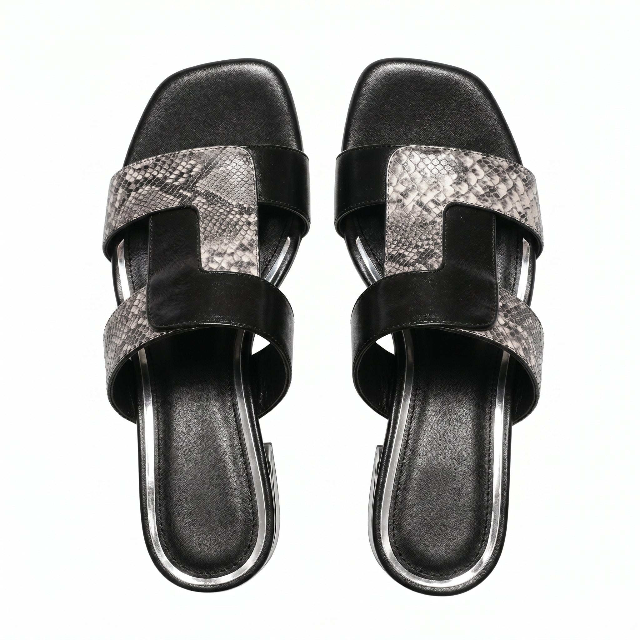 Sophie - Women's Strap Sandals - Sandals - Black - Parker&Brooks