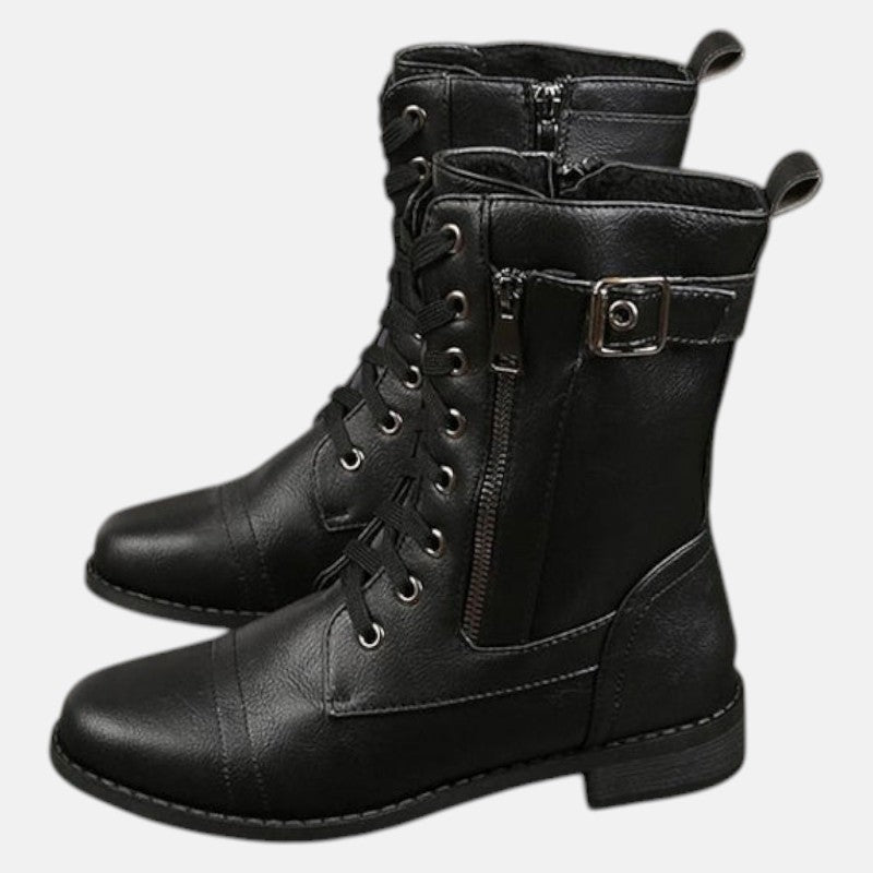 Sarena – Women's Ankle Boots with Zipper Orthopedic Winter Boots