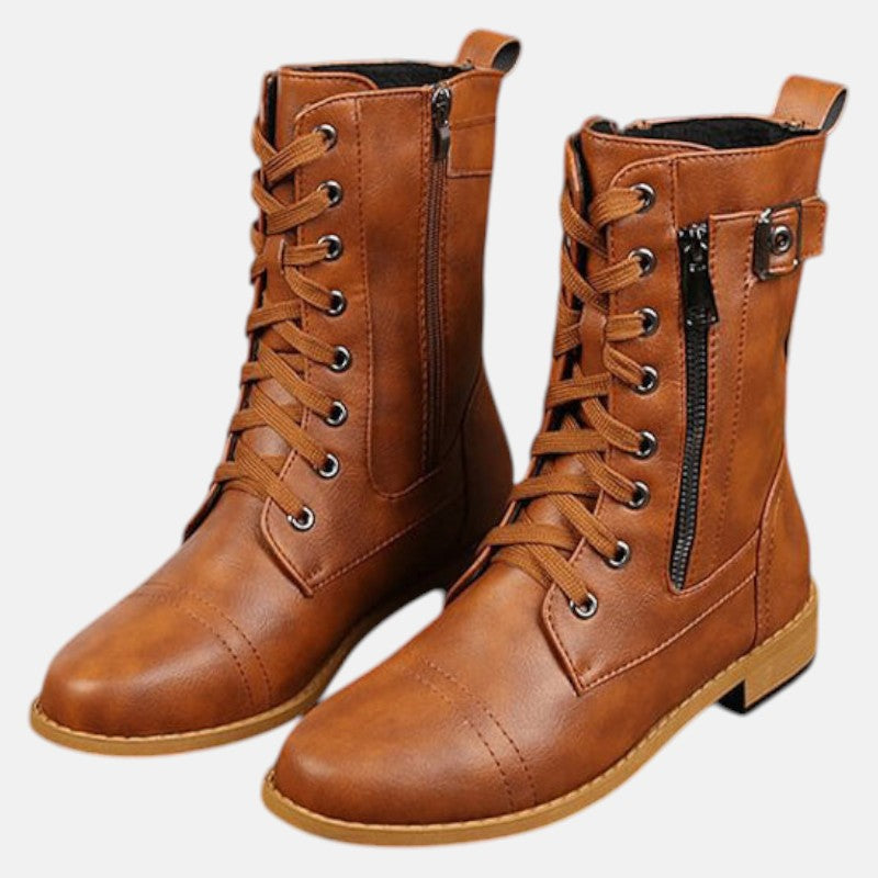 Sarena – Women's Ankle Boots with Zipper Orthopedic Winter Boots