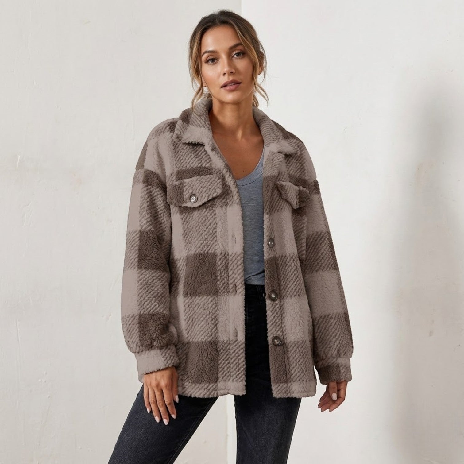 Isalie – Women's Checked Jacket