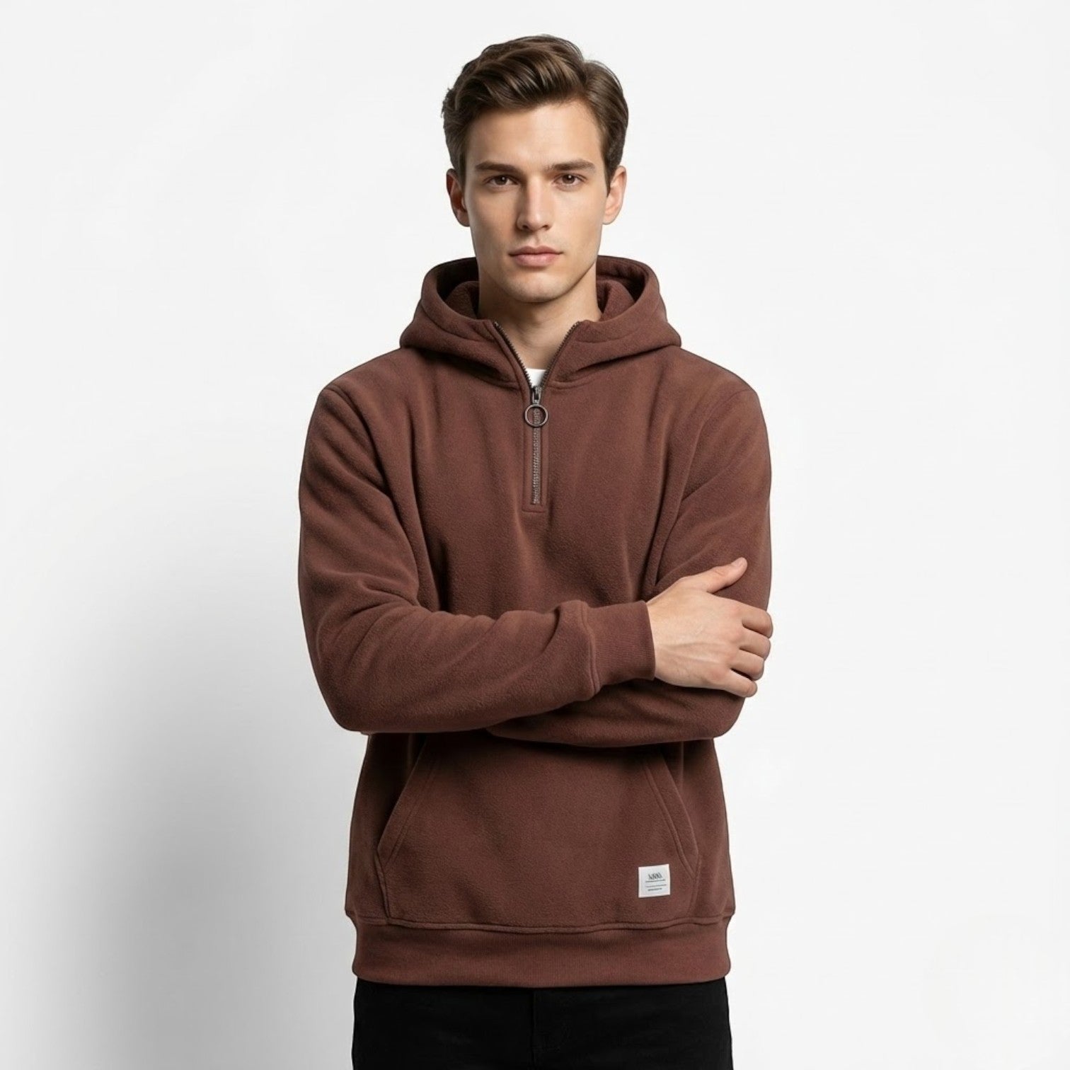Leano – Men's Cotton Zip Hoodie