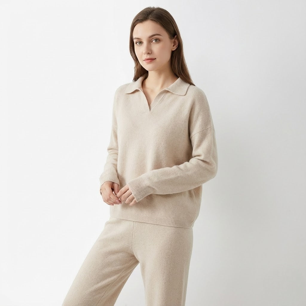 Noemi – Women's Wool Leisure Set Two-Piece