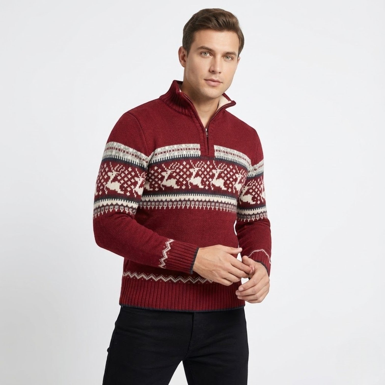 Elian – Men's Cotton Winter Sweater