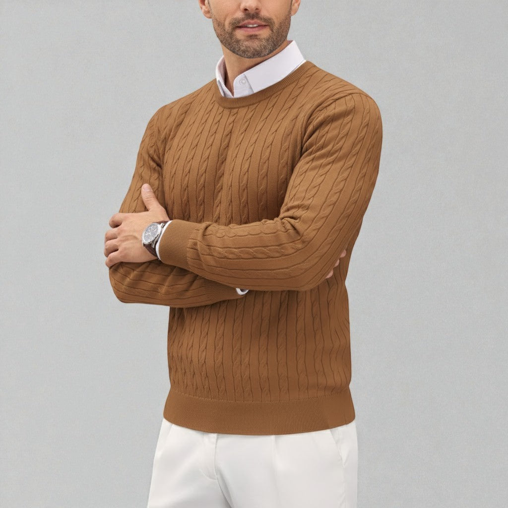 Dean – Men's Cable Knit Sweater