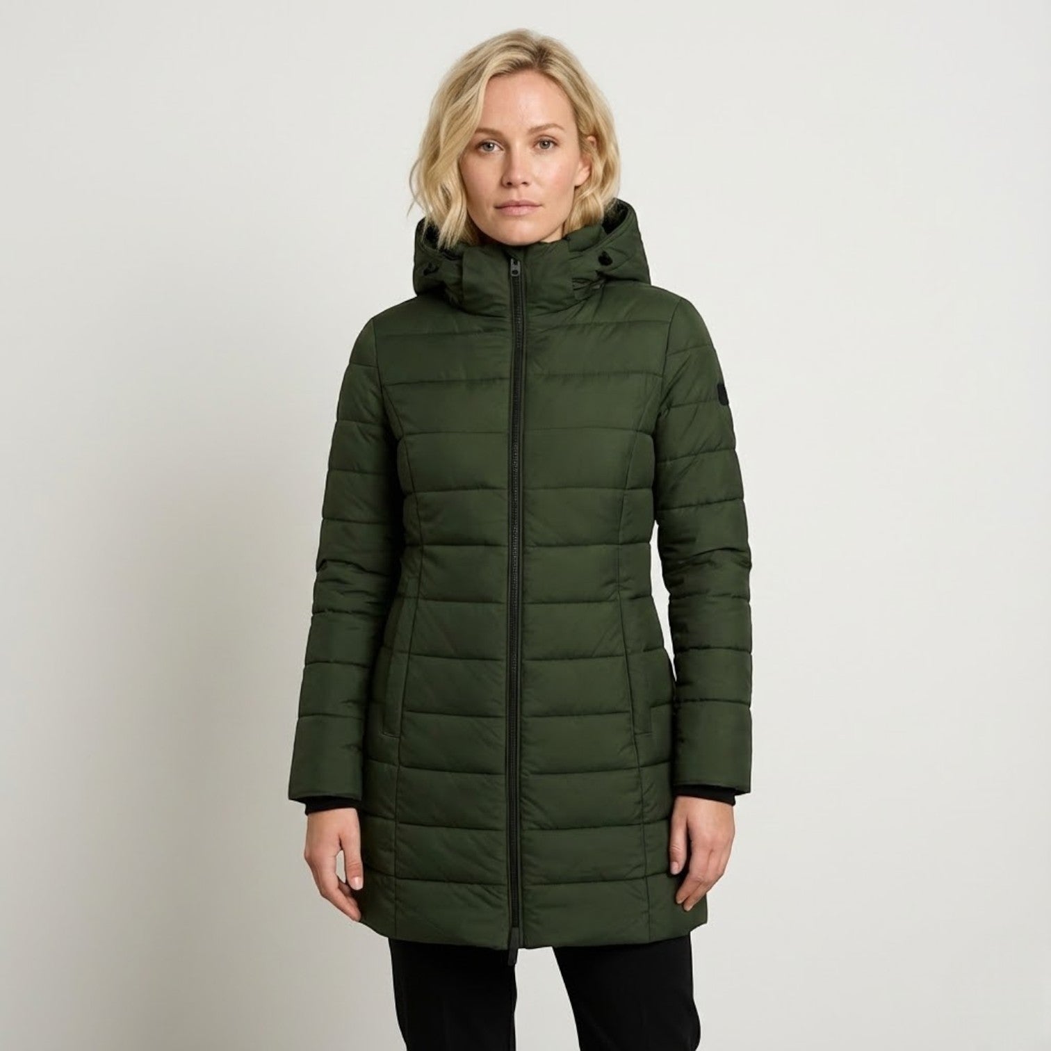 Liora – Women's Puffer Quilted Coat Made of Cotton