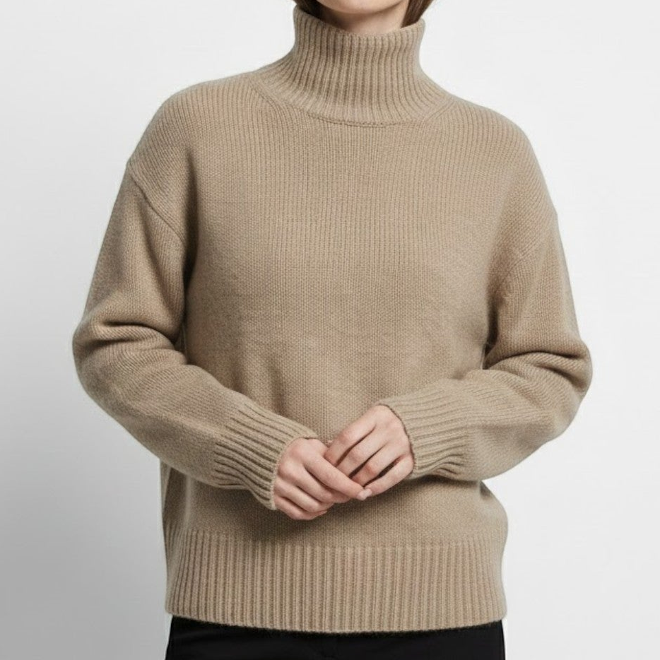 Sophie – Women's Wool Turtleneck Sweater