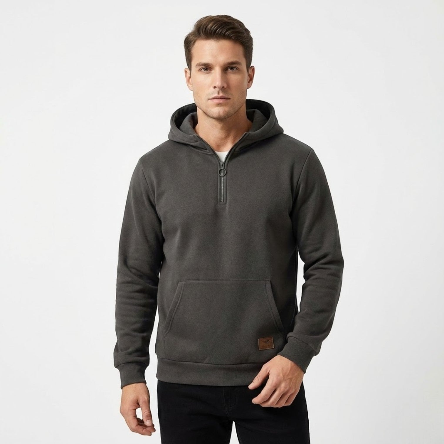Leano – Men's Cotton Zip Hoodie