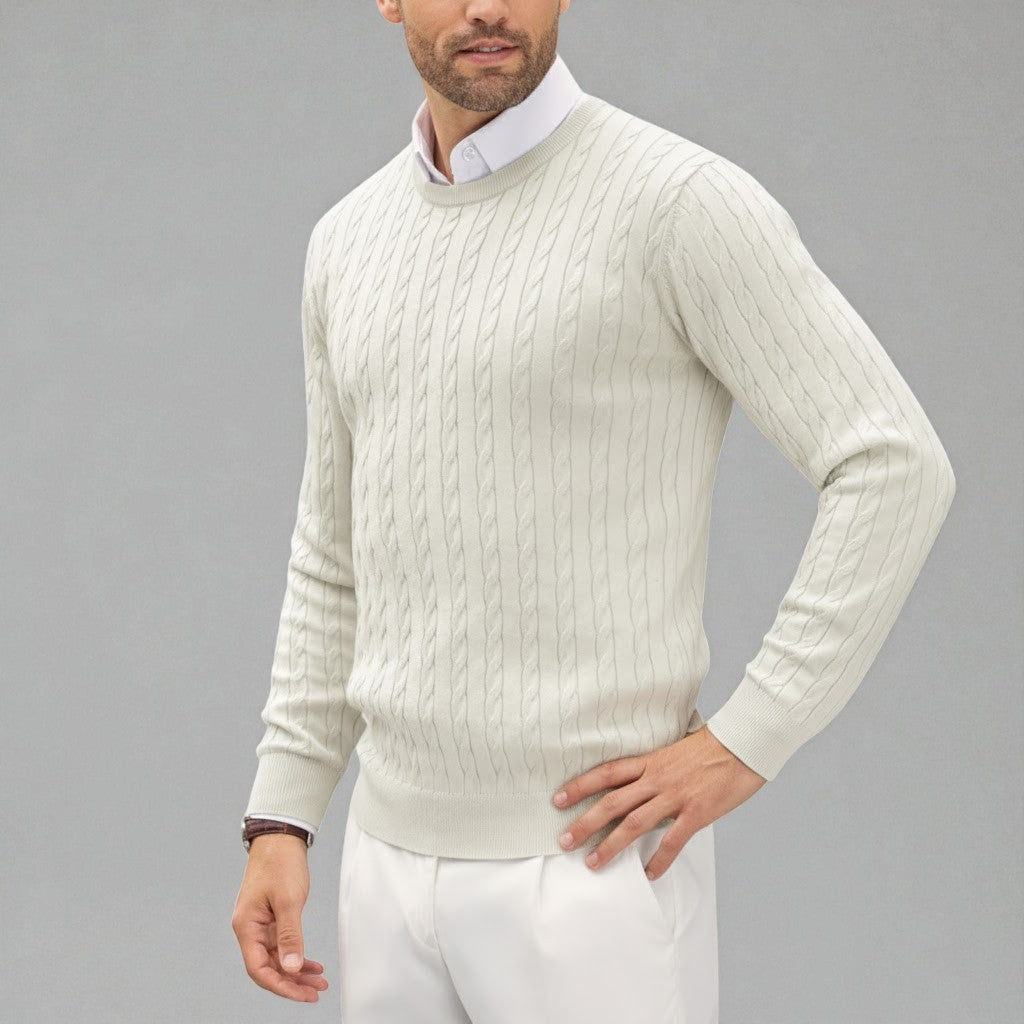 Dean – Men's Cable Knit Sweater