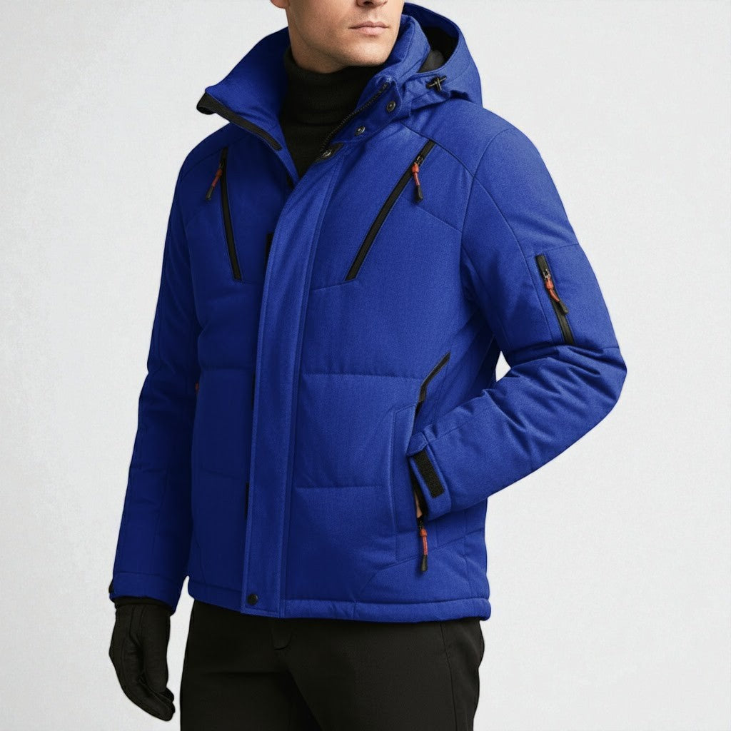 Theo – Men's Winter Jacket made of Wool Blend with Warm Insulation