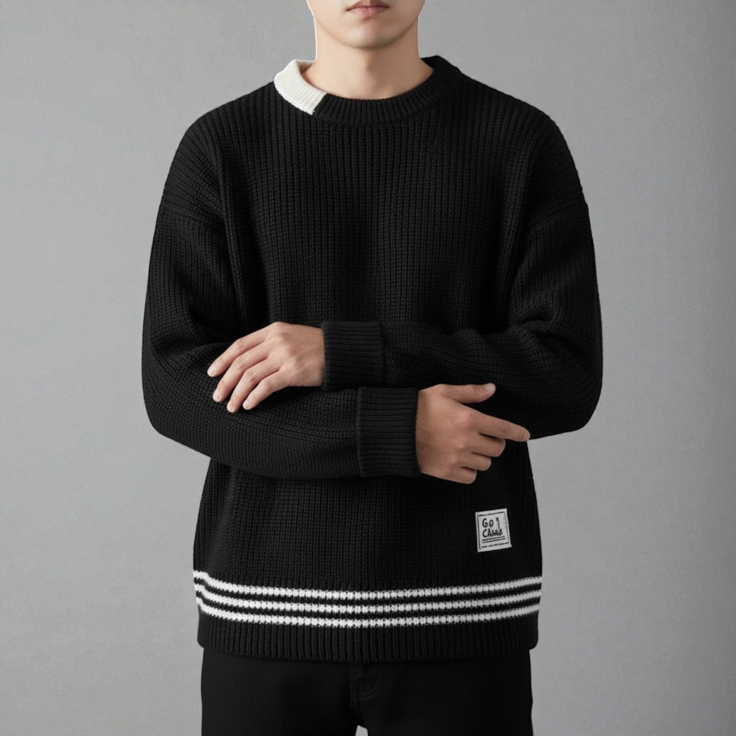 Lunaro – Men's Cotton Crew Neck Sweater