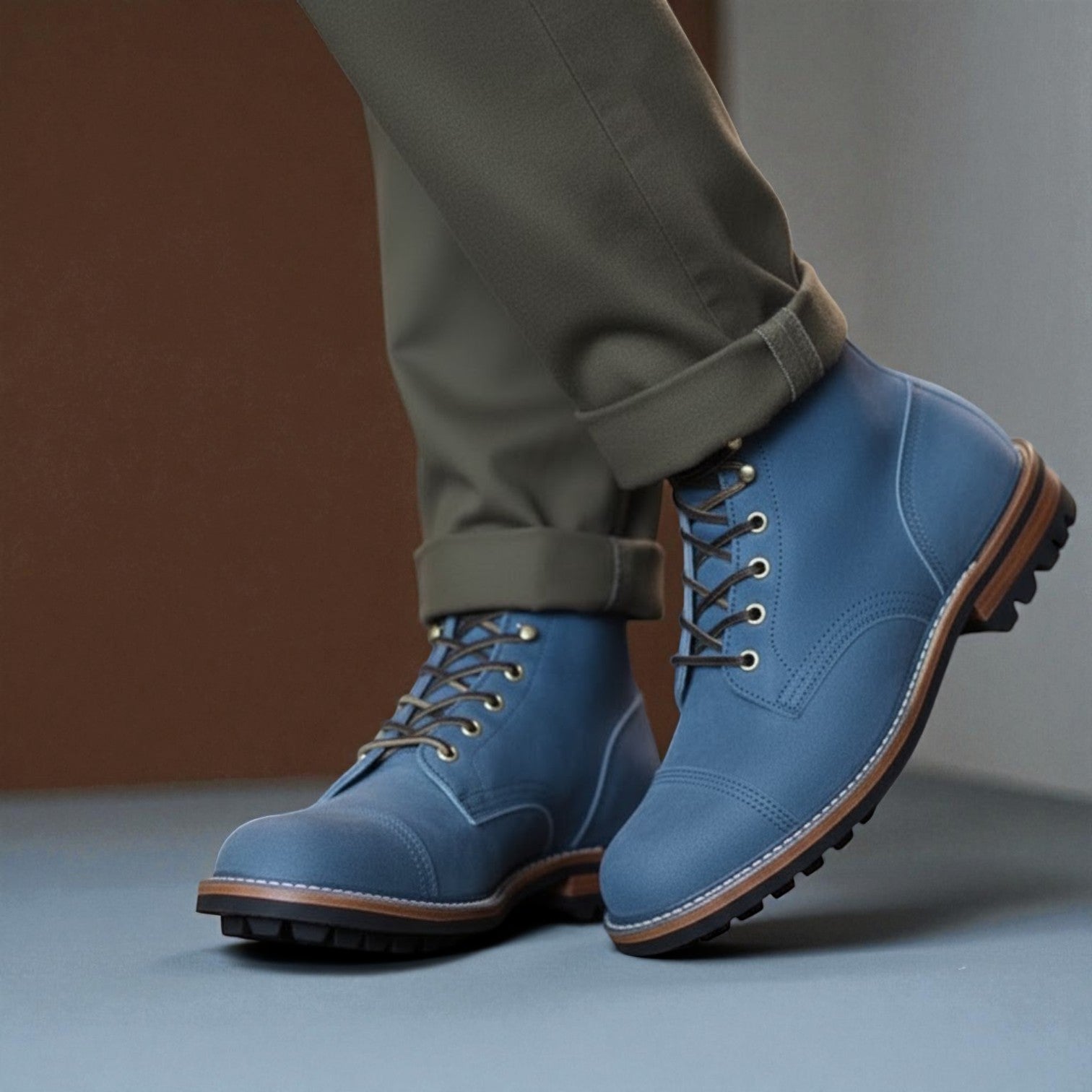 Fraser – Men's Leather Lace-Up Boots