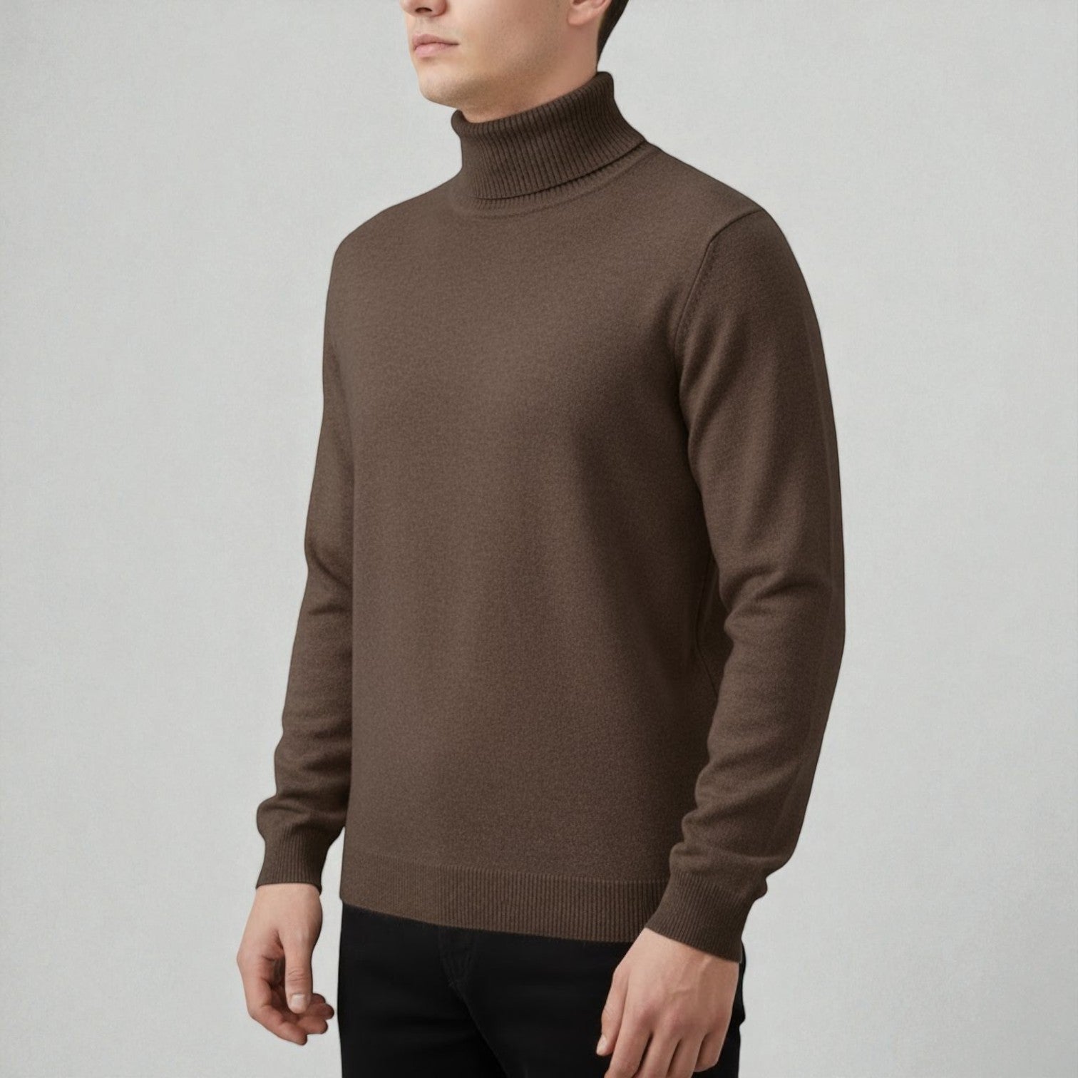 Giovano – Men's Cotton Turtleneck Sweater