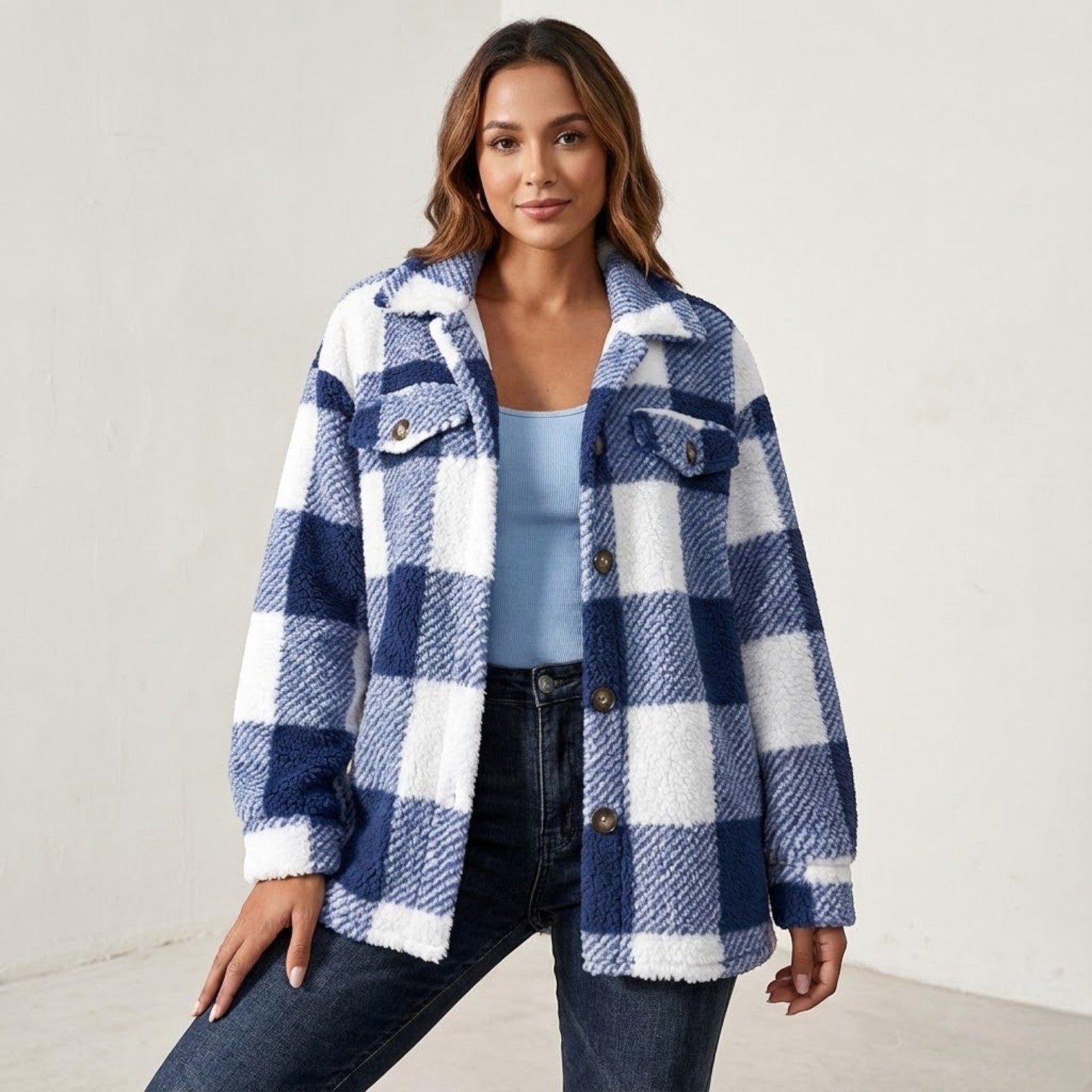 Isalie – Women's Checked Jacket