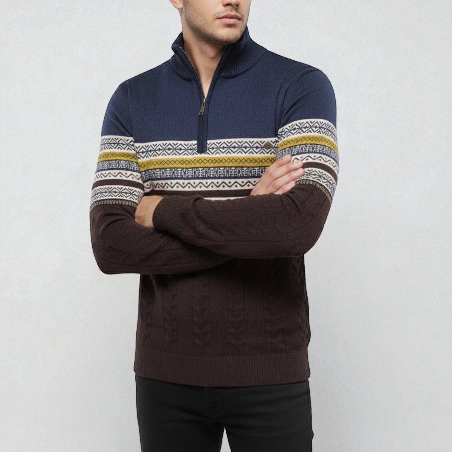 Rudy – Men's Cotton Winter Sweater