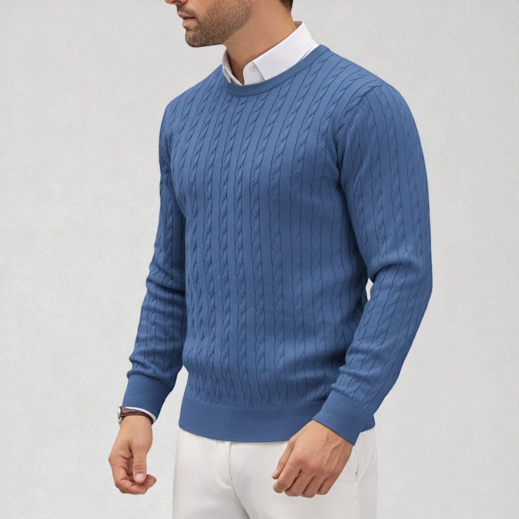 Dean – Men's Cable Knit Sweater