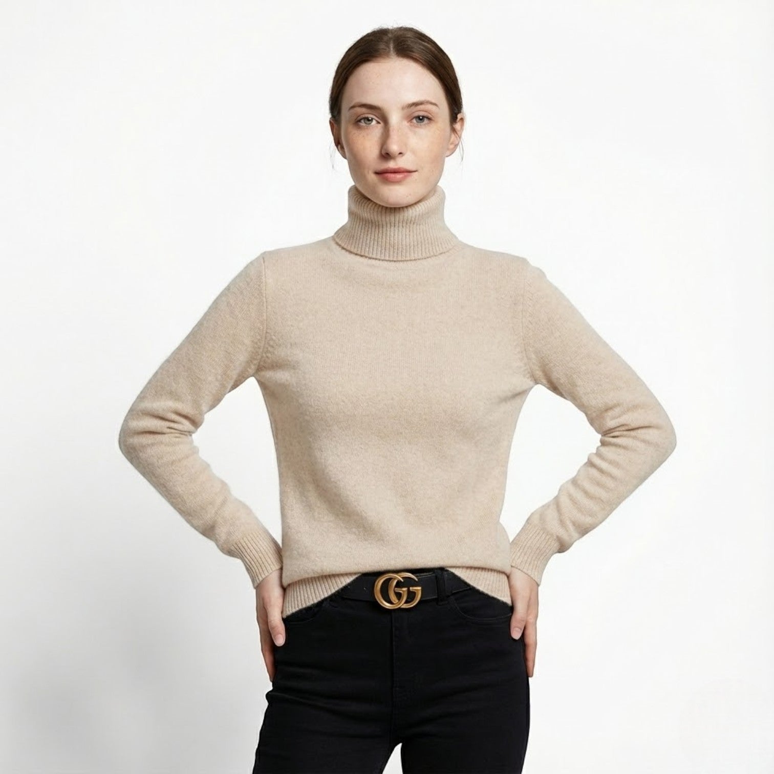 Mira – Women's Wool Turtleneck Sweater