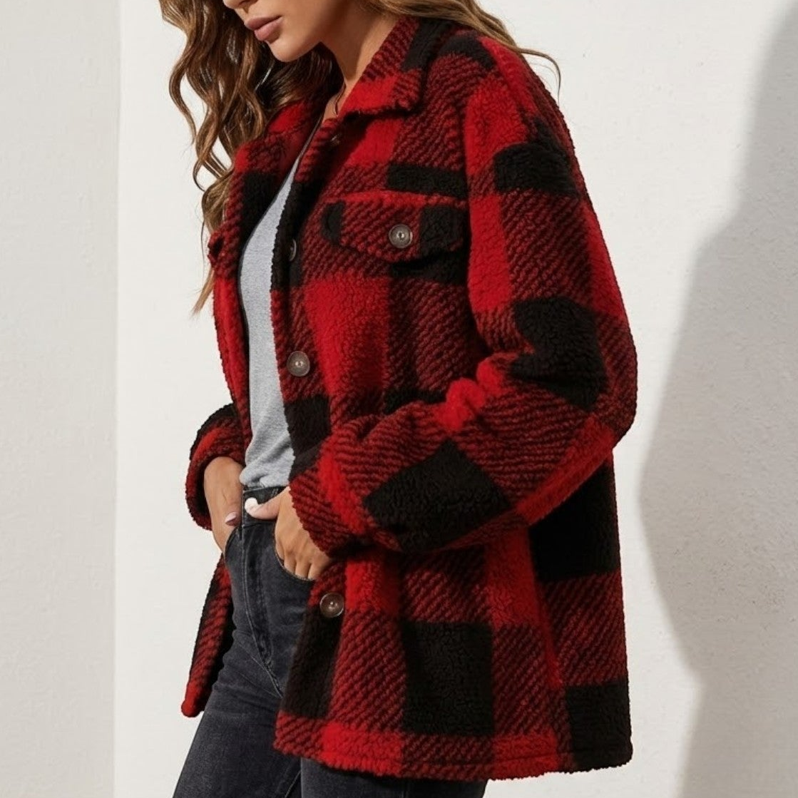 Isalie – Women's Checked Jacket
