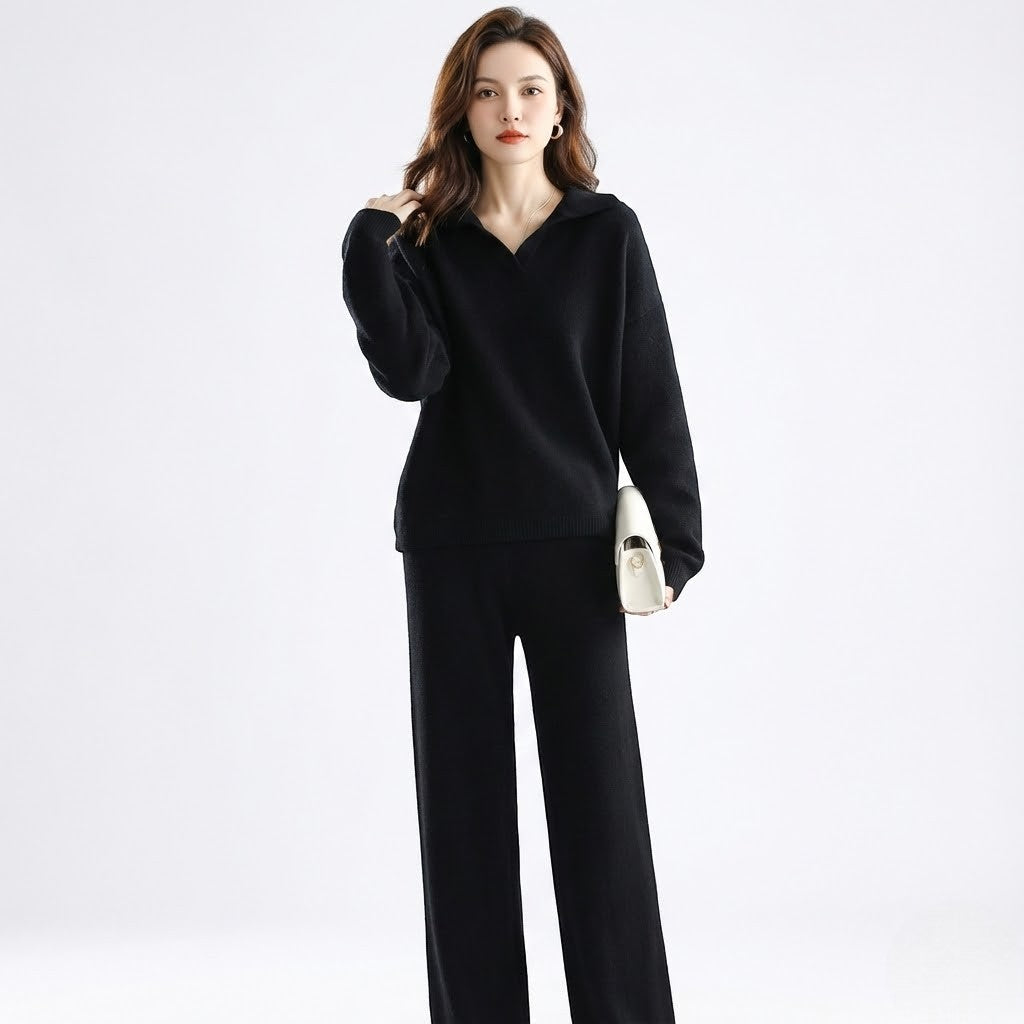 Noemi – Women's Wool Leisure Set Two-Piece