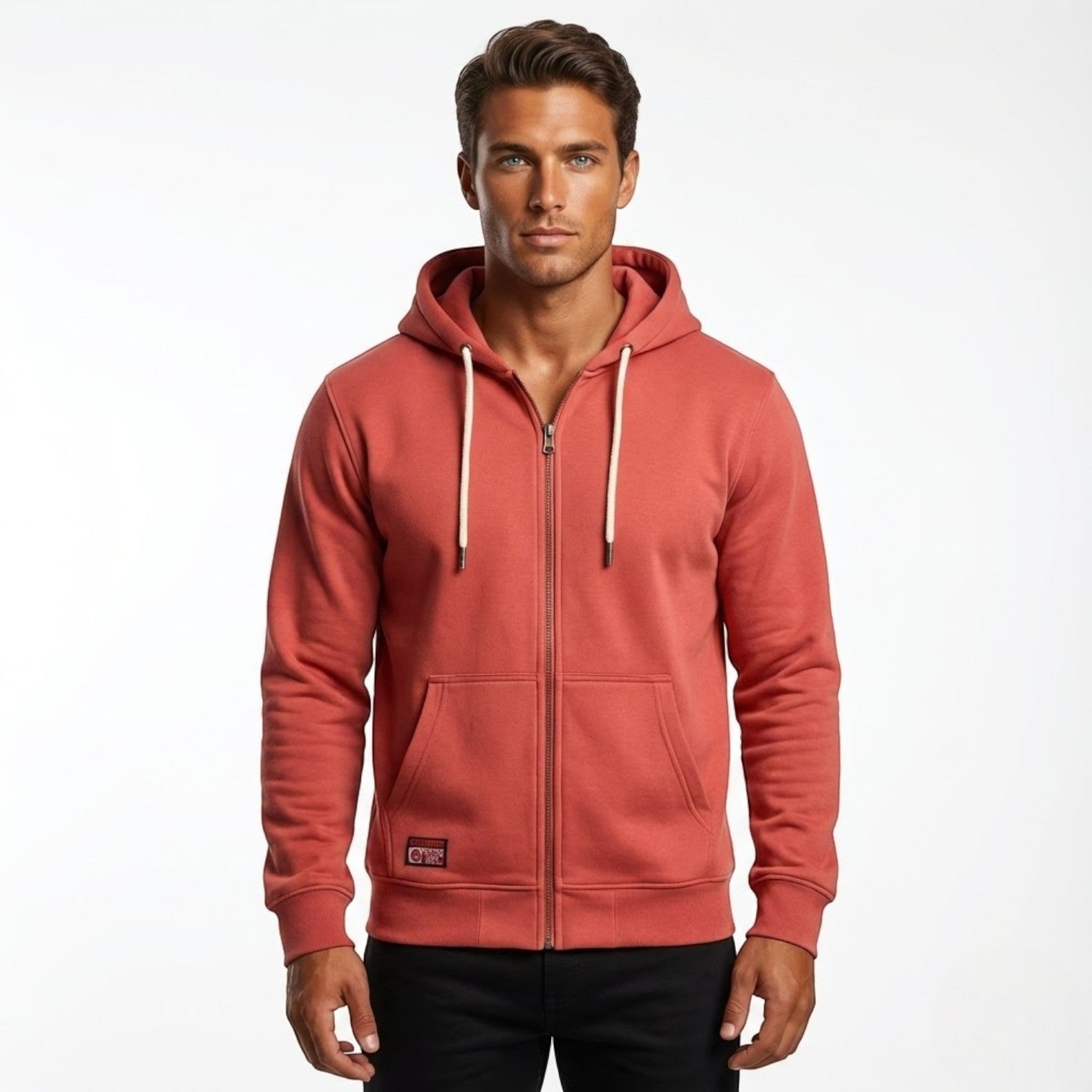 Aksel – Men's Cotton Hoodie Zip