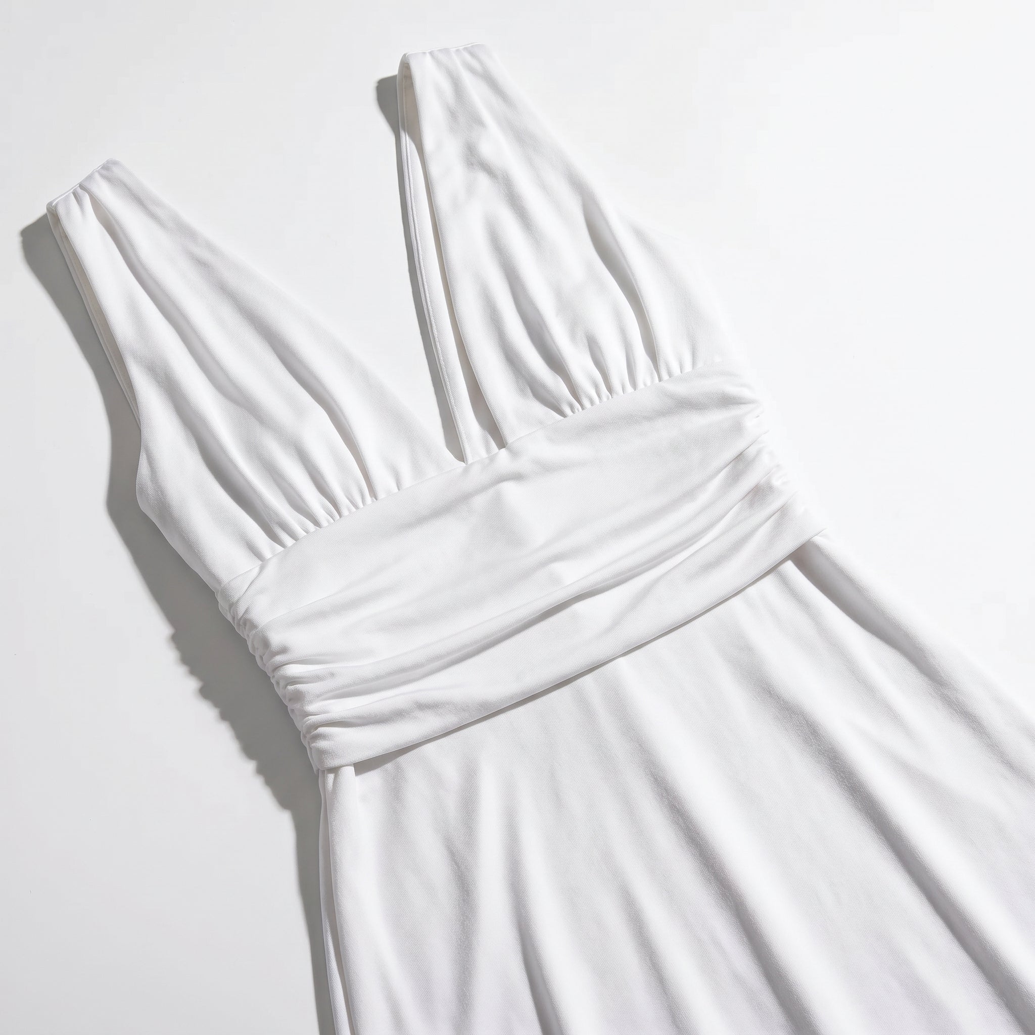Women's Summer Party Plunge Maxi Dress with High Split