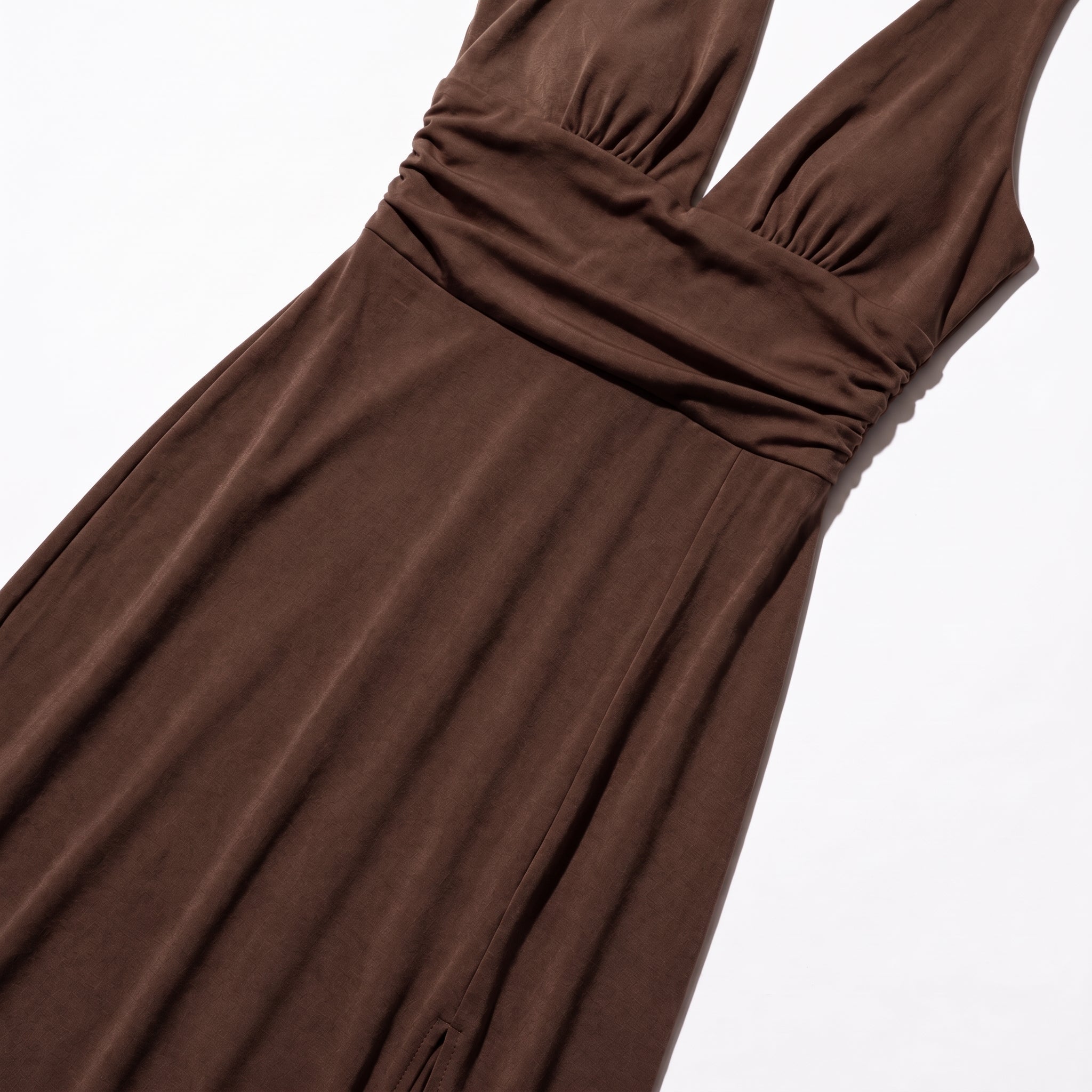 Women's Summer Party Plunge Maxi Dress with High Split - Maxi Dress - Pink - Parker&Brooks